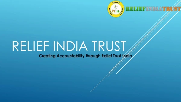 relief india trust (making life)