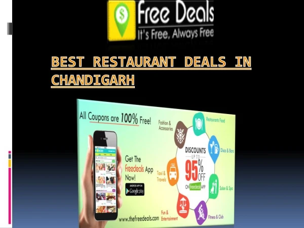 Restaurant Deals In Tricity
