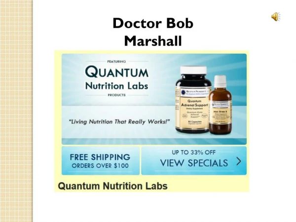 Bob Marshall Nutrition
