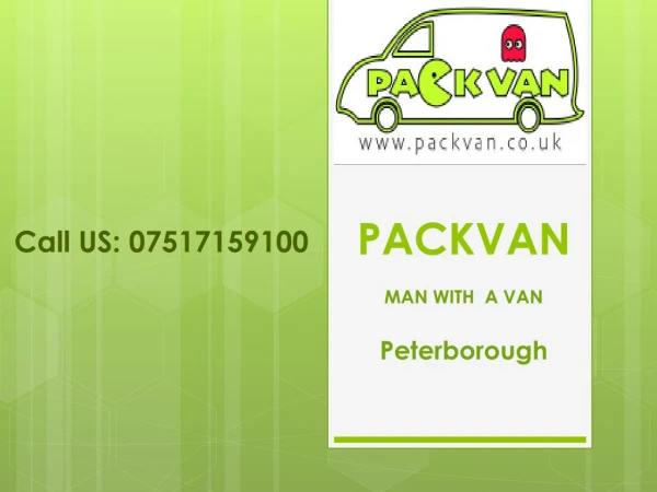 Man With Van Peterborough