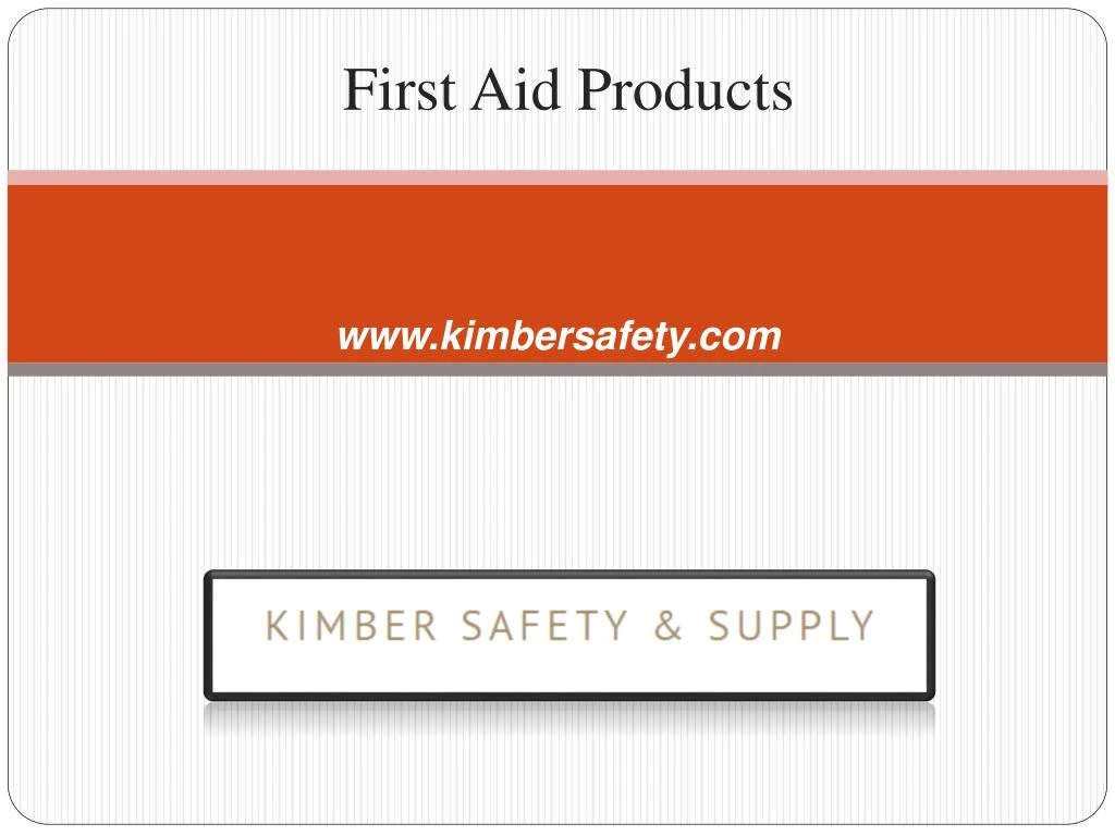 first aid products