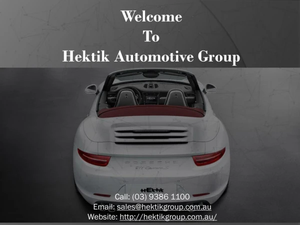 Buy High Quality Automotive Accessories in Melbourne, Australia