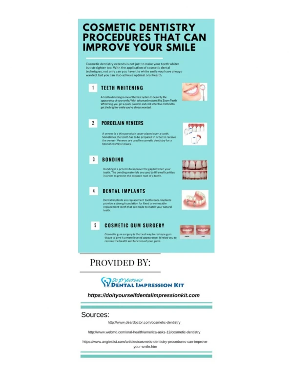 Cosmetic Dentistry Procedures That Can Improve Your Smile