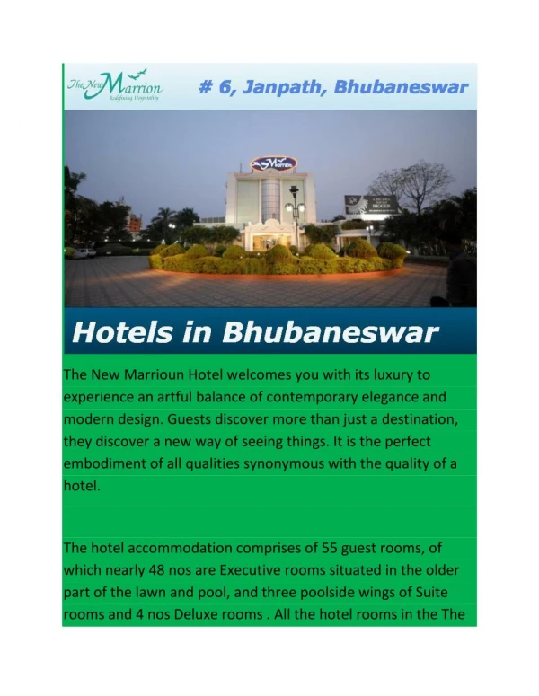 Hotels in Bhubaneswar