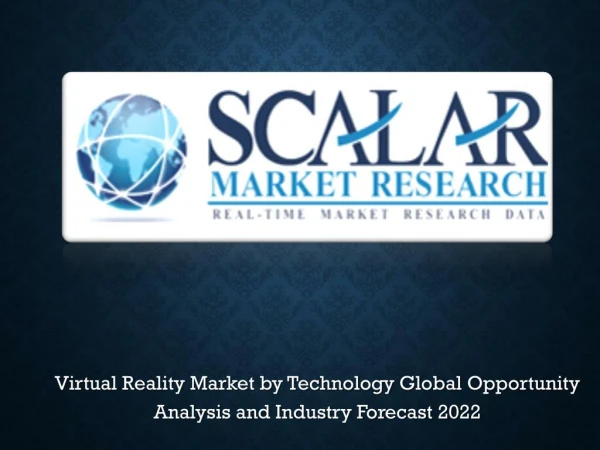 Virtual reality (VR) Market Report