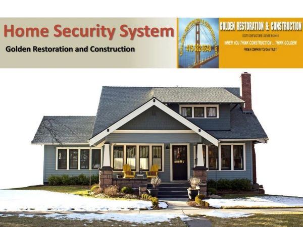 Home Security System Marin County
