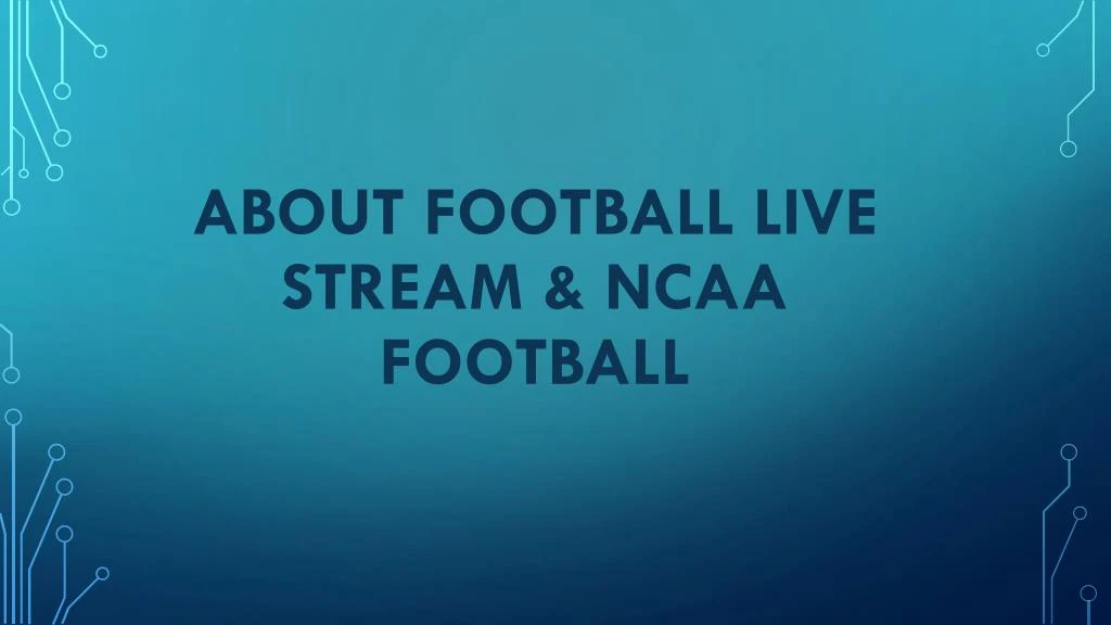 about football live stream ncaa football