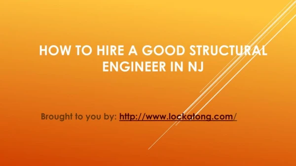 How To Hire A Good Structural Engineer In NJ