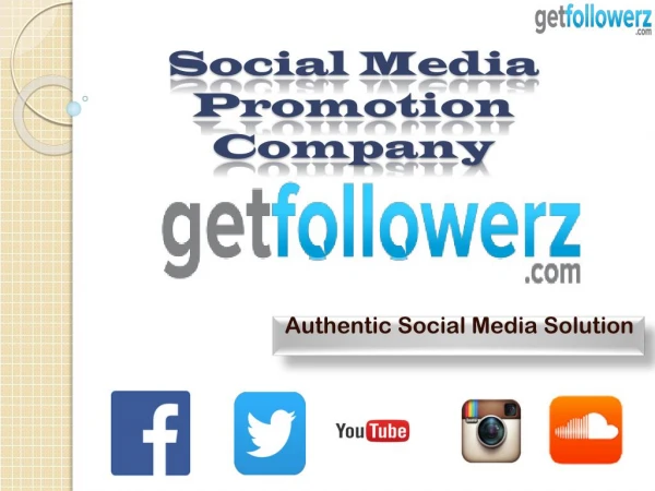 GetFollowerz: Social Network Marketing Company