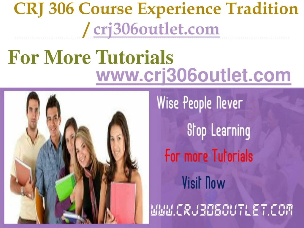 crj 306 course experience tradition crj306outlet com