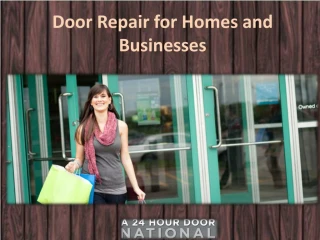 Door Repair for Homes and Businesses - slide 1