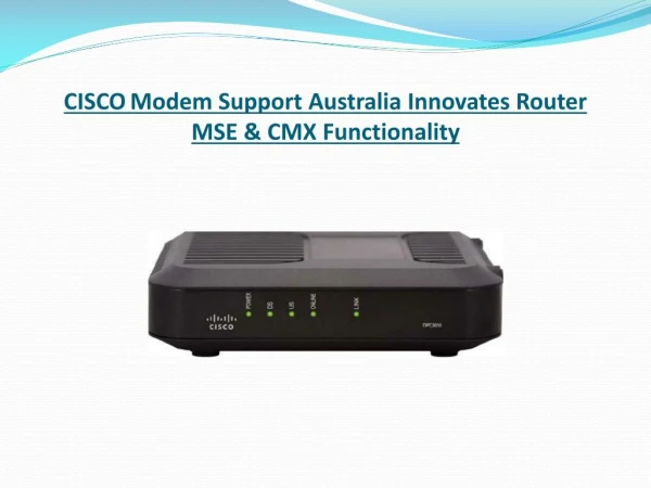 KNow functionality of Cisco router mse &amp; cmx functionality