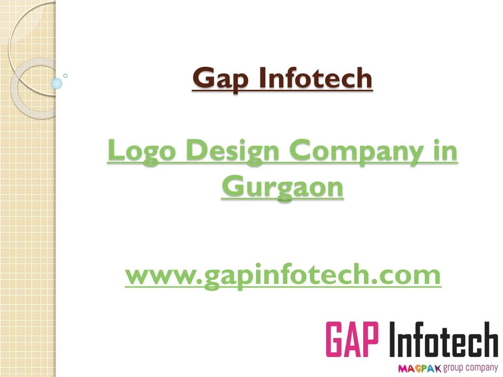 gap infotech logo design company in gurgaon