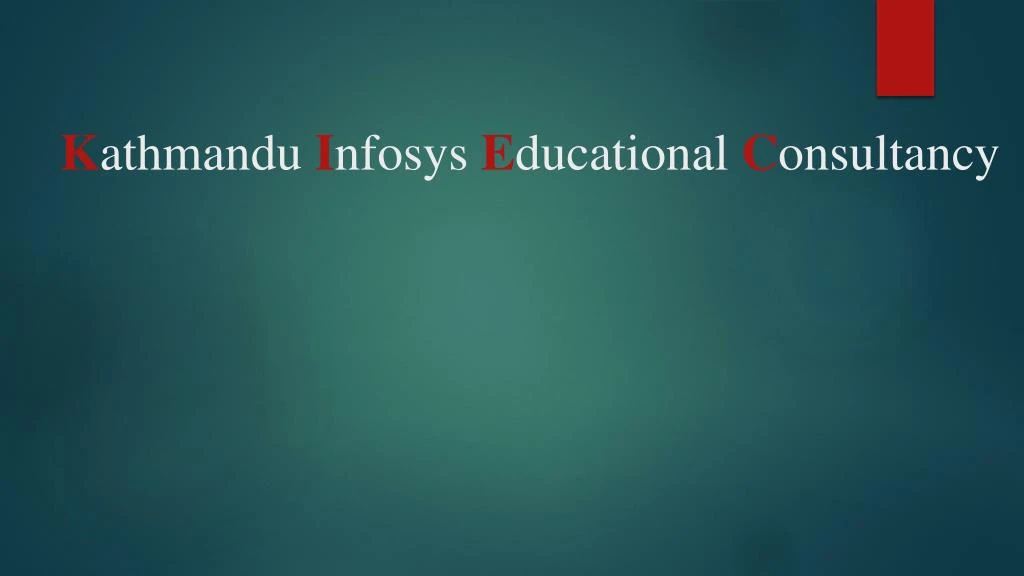 k athmandu i nfosys e ducational c onsultancy