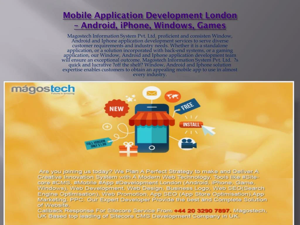 mobile application development london android iphone windows games