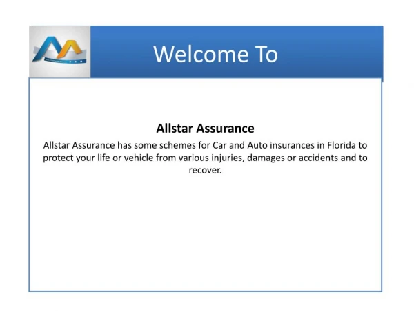 Allstar Assurance Provide Car Insurance Weston
