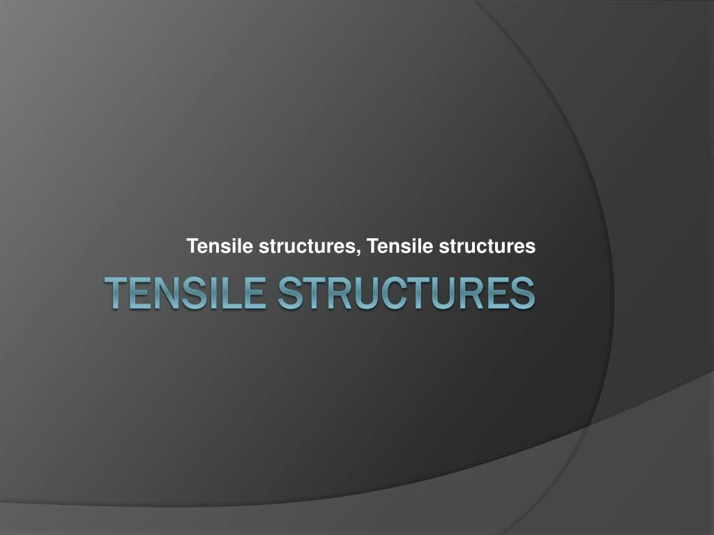 tensile structures tensile structures