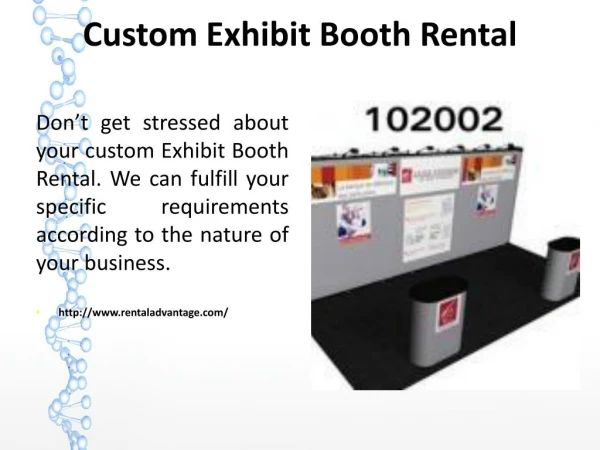 Custom Exhibit Booth Rental
