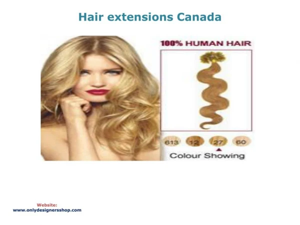 Hair extensions Canada