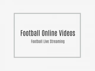 football - slide 1