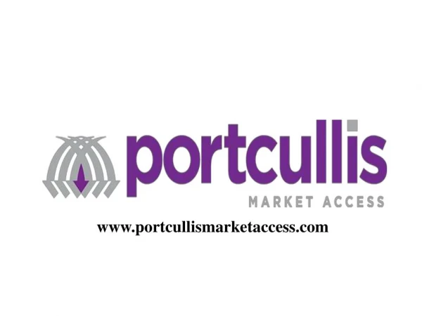 Key strengths of Portcullismarketaccess