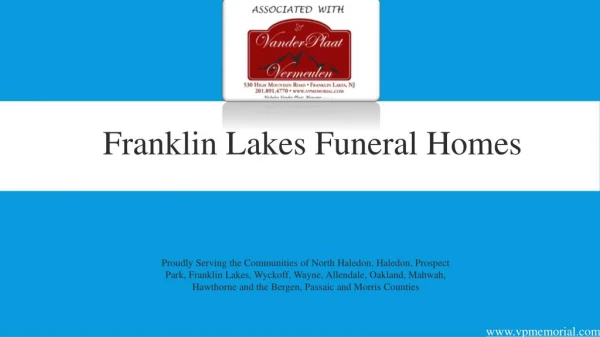 Franklin Lakes Funeral Homes