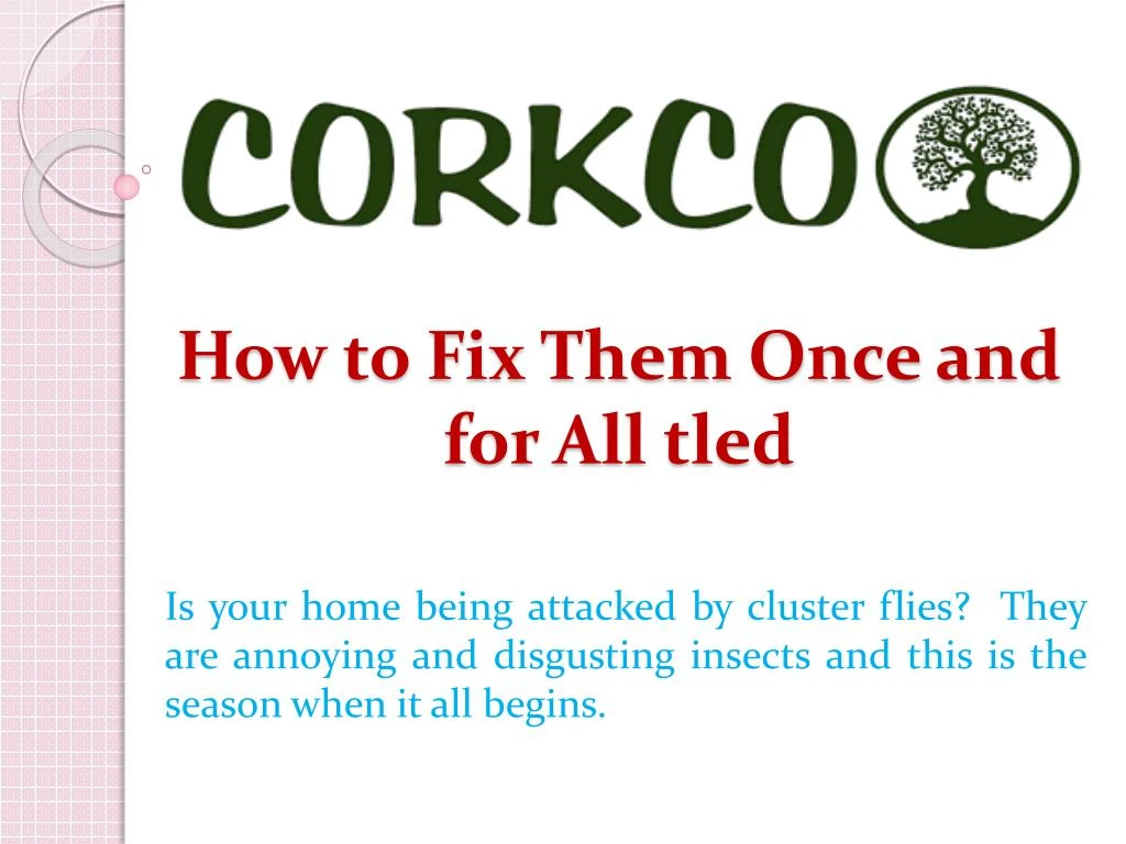 how to fix them once and for all tled