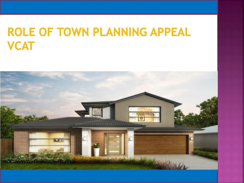 role of town planning appeal vcat