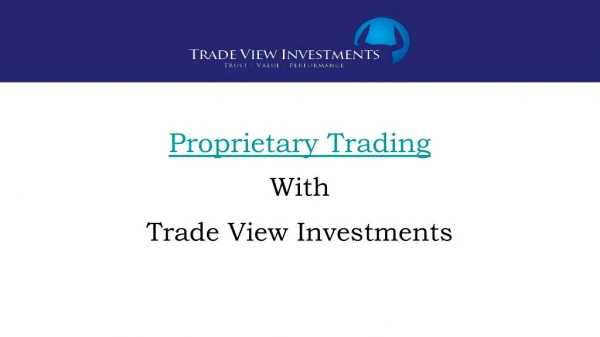 Proprietary Trading