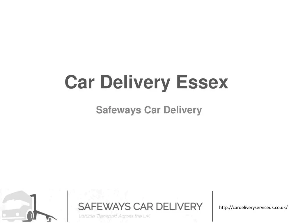 car delivery essex