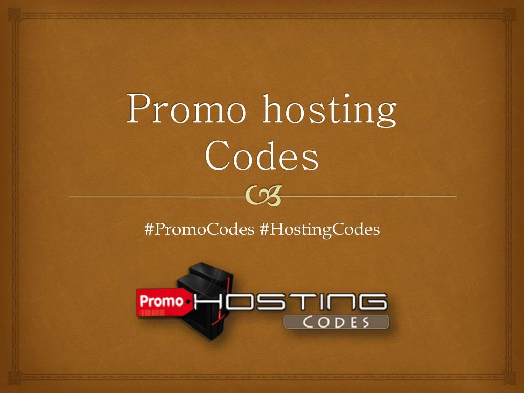 promo hosting codes
