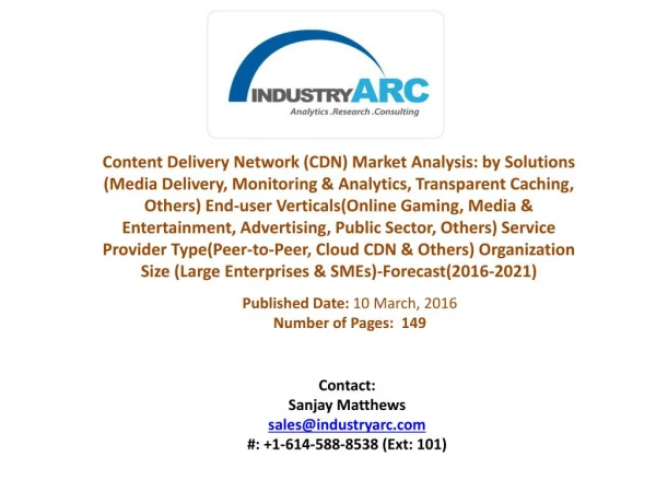 Content Delivery Network (CDN) Market Analysis