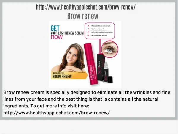 http://www.healthyapplechat.com/brow-renew/