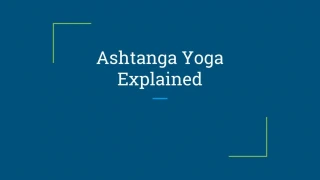 PPT - Ashtanga Yoga PowerPoint Presentation, Free Download - ID:7710283