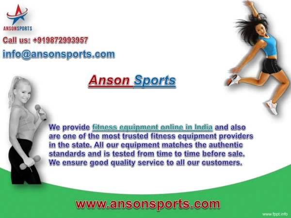 Sports and fitness store online in India