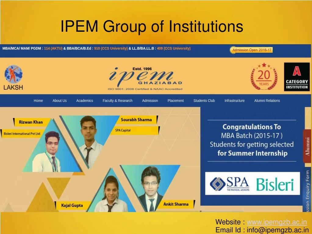 ipem group of institutions