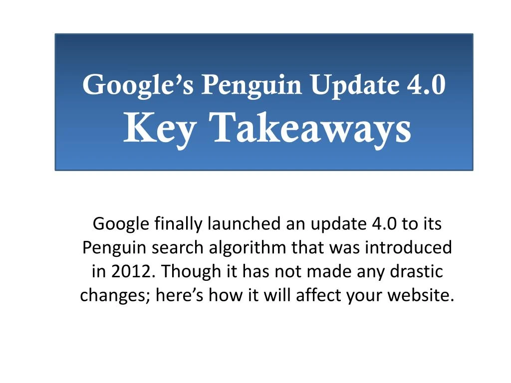 google s penguin update 4 0 key takeaways
