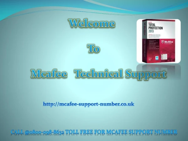 Mcafee Technical Support Number