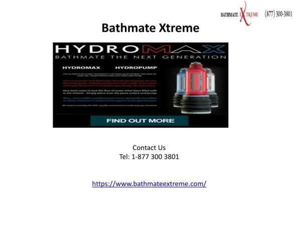 Bathmate Xtreme usa