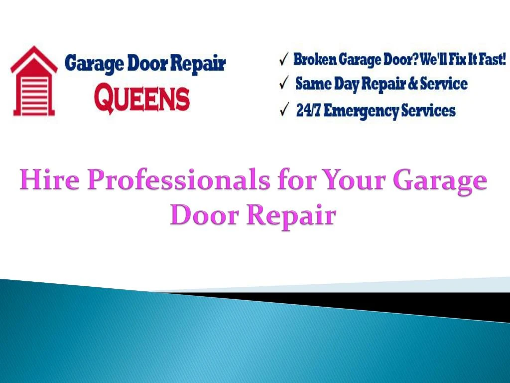 hire professionals for your garage door repair
