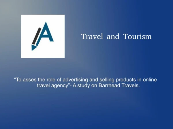 Travel and Tourism Report