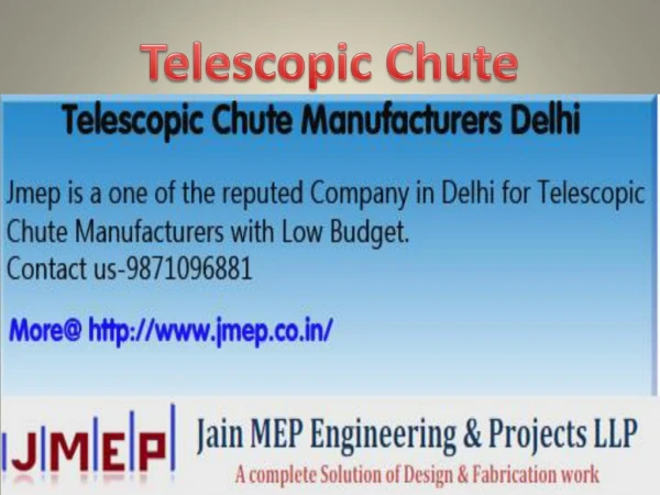 Telescopic Chute Manufacturers Delhi