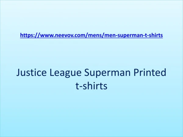 Superman Printed Mens and Boys T Shirts