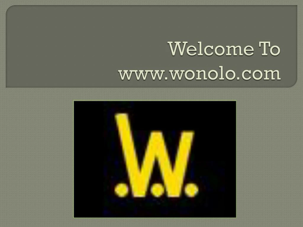 welcome to www wonolo com