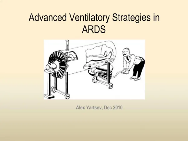 Advanced Ventilatory Strategies in ARDS