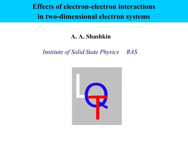 Effects of electron-electron interactions in two-dimensional electron systems