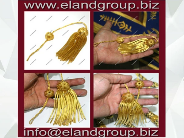 Graduation Tam With Gold Bullion Wire Tassel