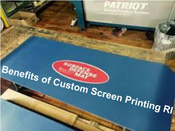 Custom Screen Printing RI