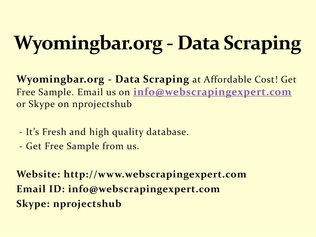 wyomingbar org data scraping