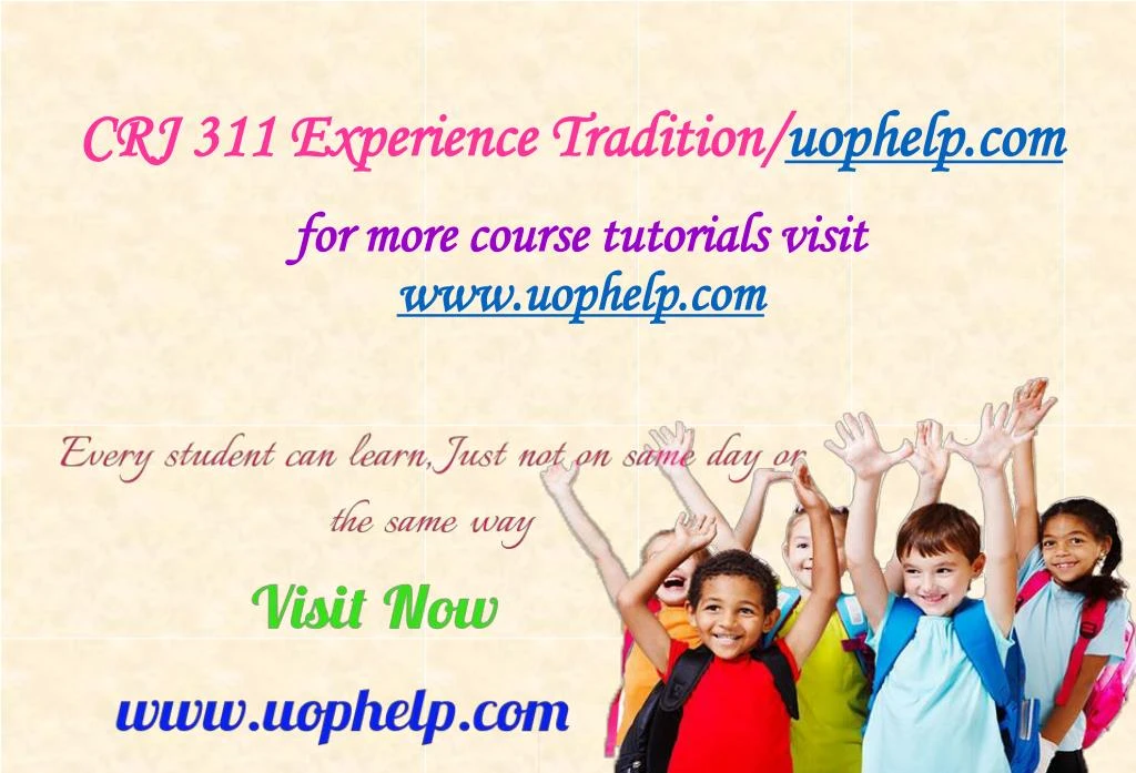 crj 311 experience tradition uophelp com